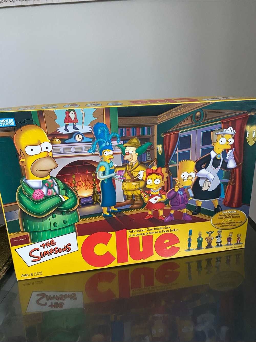 (Retired) 2002 The Simpsons CLUE Board Game by Parker brothers